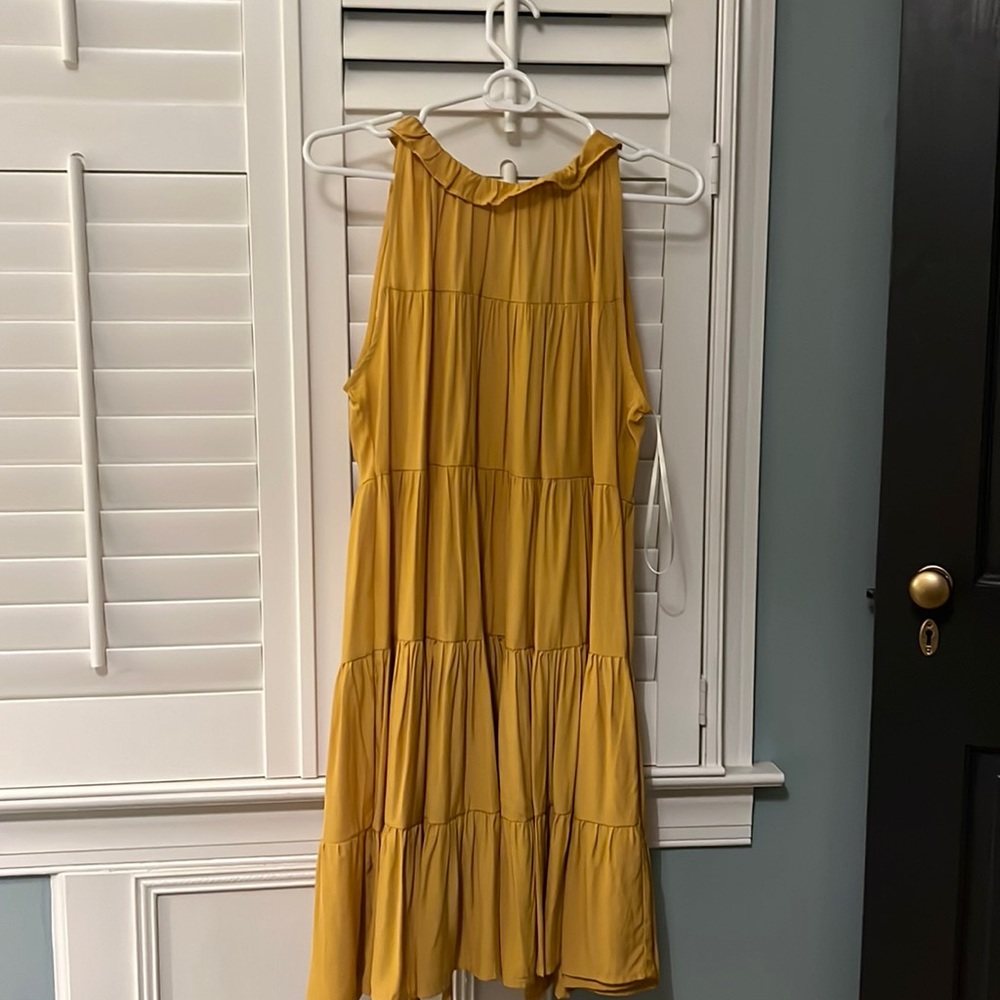 Yellow summer dress